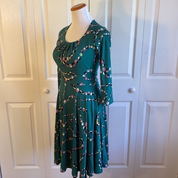 Boden Green Highgate Dress Size 4R - Picture 3 of 12